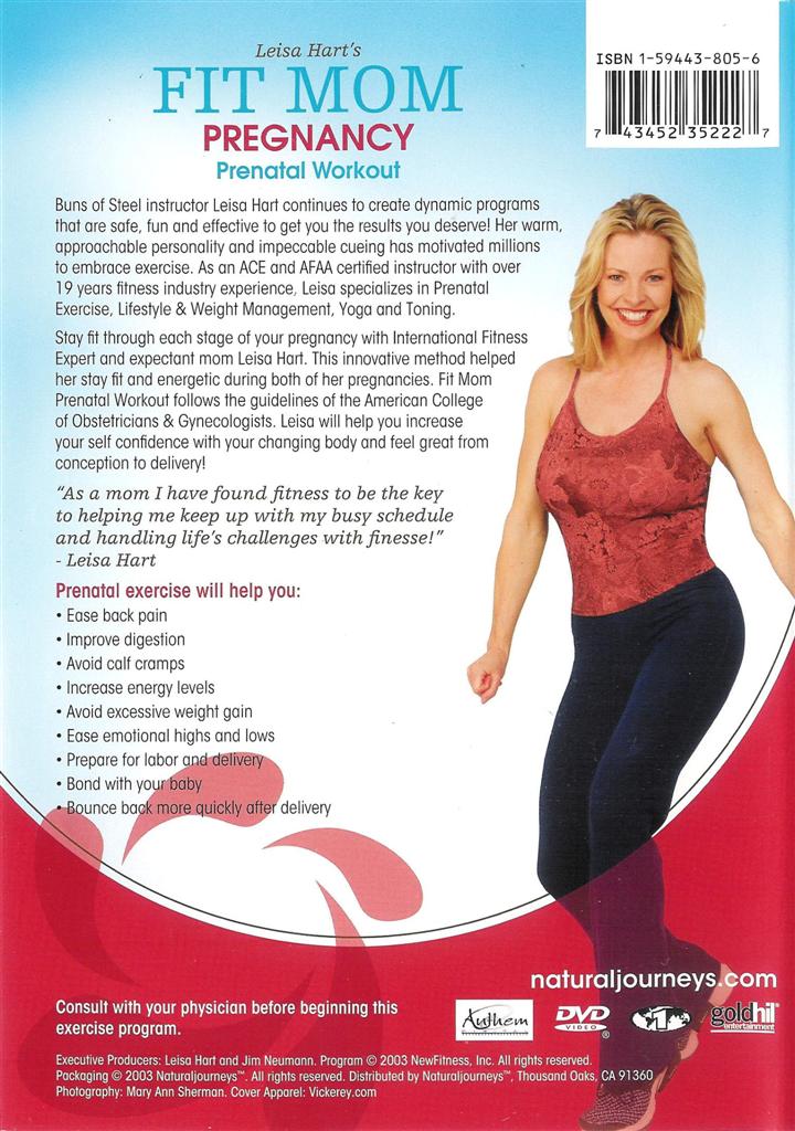 Leisa Hart�s Fit Mom Pregnancy Prenatal Workout DVD Leisa Hart�s Fit Mom Pregnancy Prenatal Workout DVD