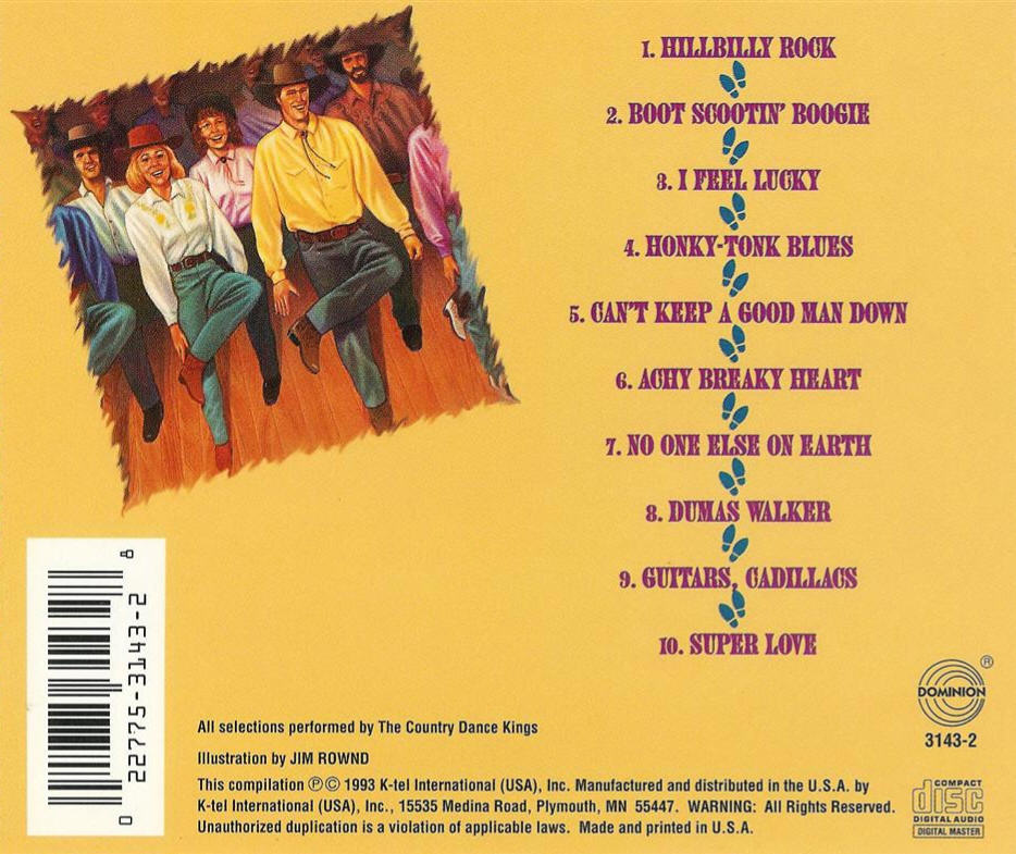 Country Line Dance Jubilee By The Country Dance Kings Cd