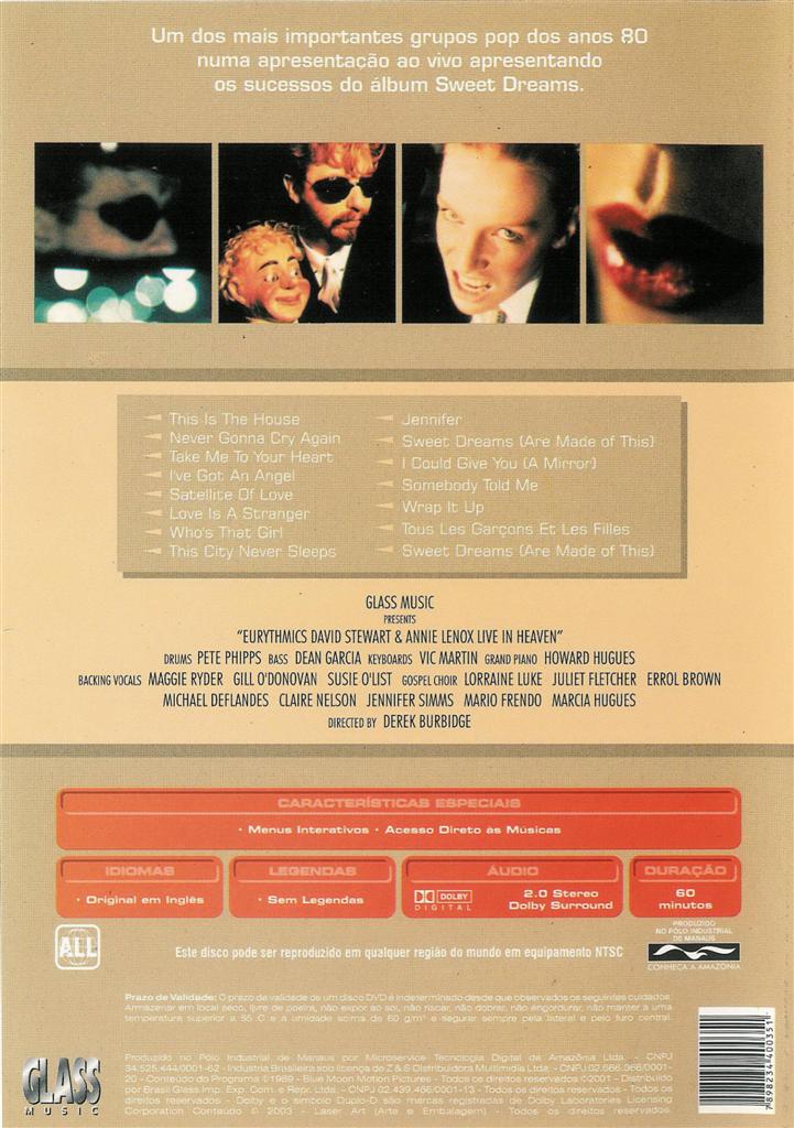 Eurythmics - Whos That Girl Peacetour Live - YouTube
