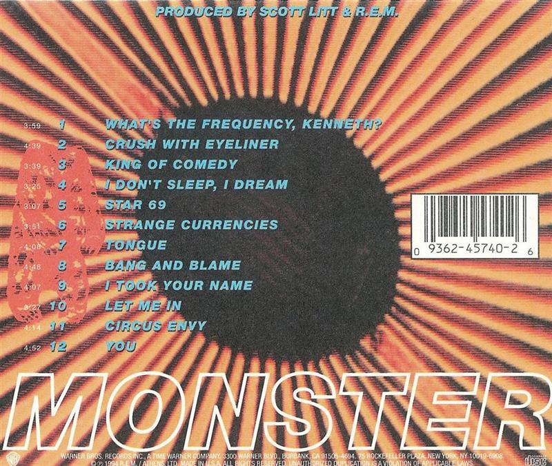 R.E.M. Monster CD eBay