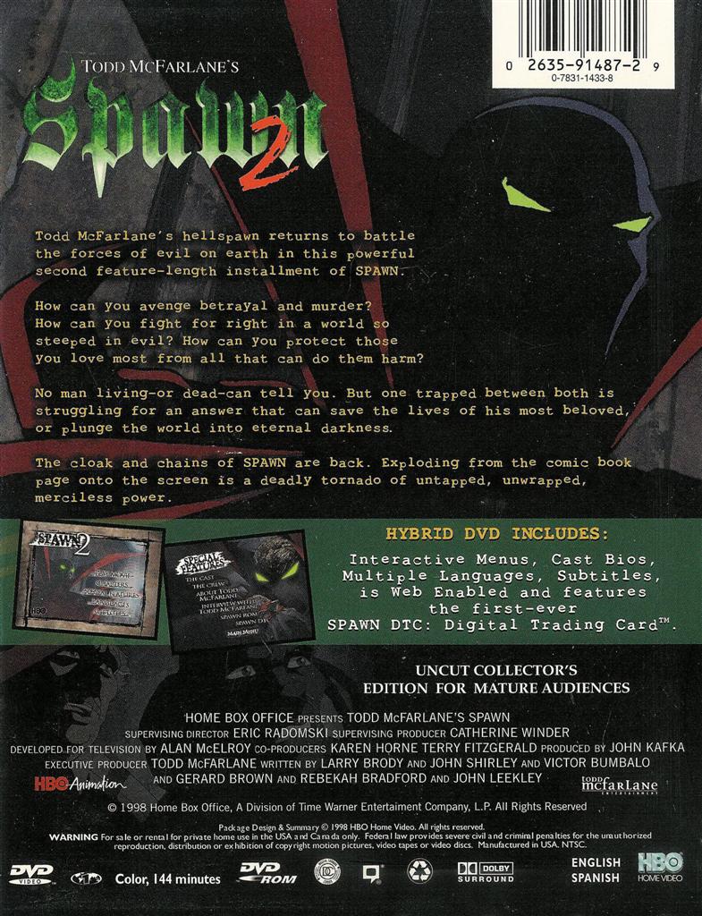 spawn 2 hbo series