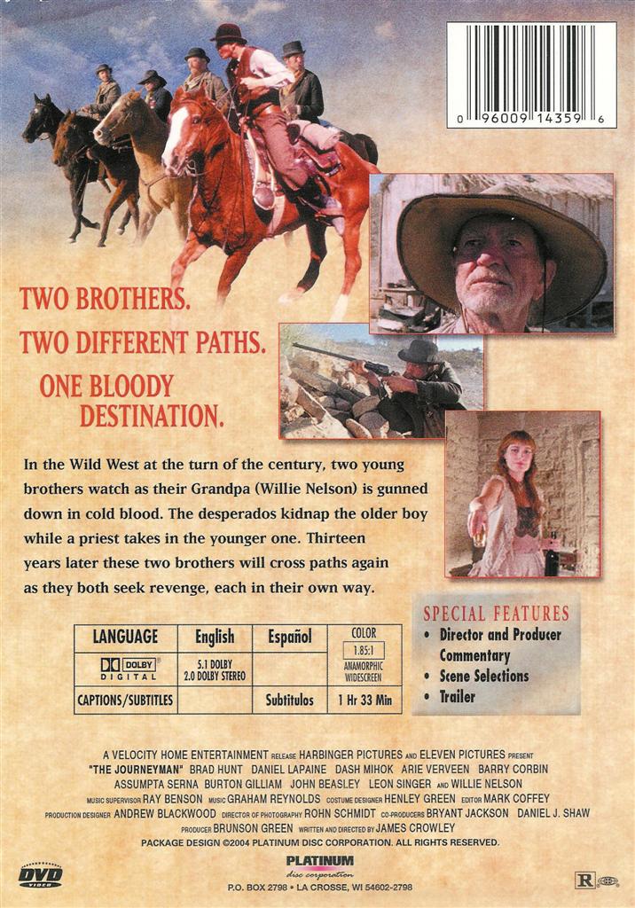 The Journeyman Brad Hunt Willie Nelson Barry Corbin DVD 96009143596