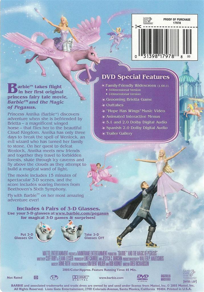 barbie and the magic of pegasus 3d game