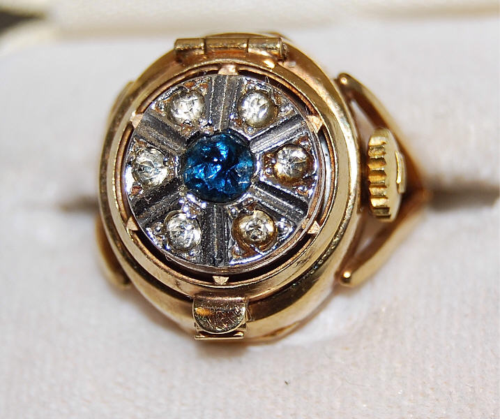 Vintage Bucherer 17 Jewels Swiss Made Ring Watch Rare