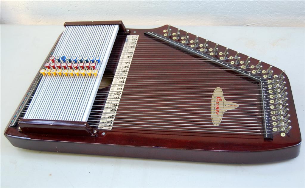 RARE RBI Caroler Chromaharp Autoharp Zither with 28 Button eBay