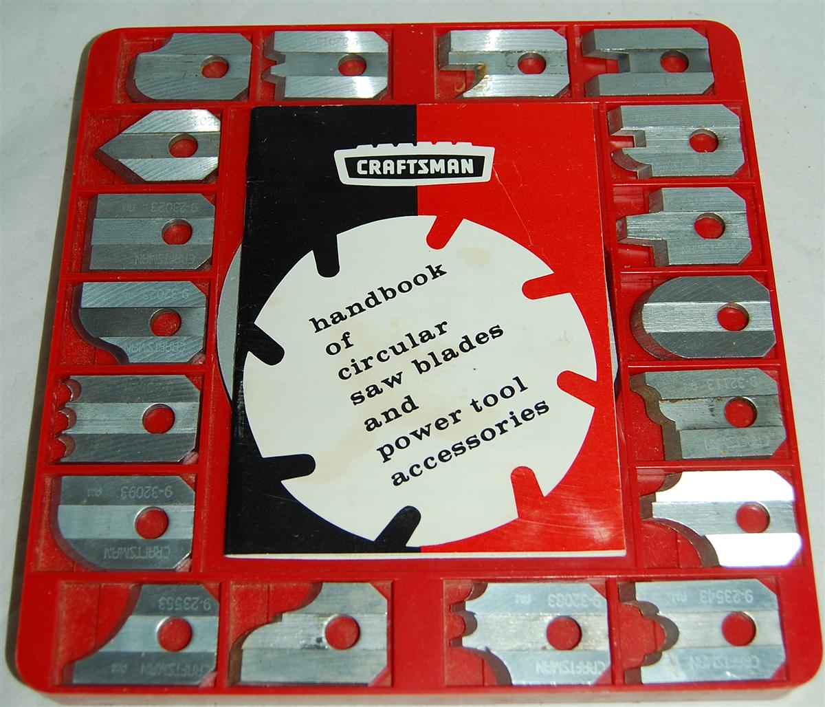 Craftsman 932003 Molding Head Cutter Saw Blade Complete 18 pc Set in