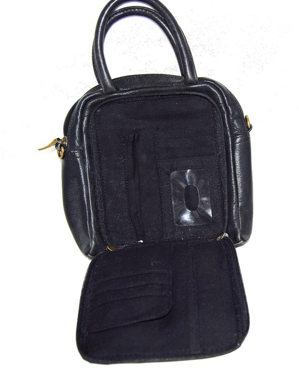 Leather Handbag With Outside Pockets Paul Smith