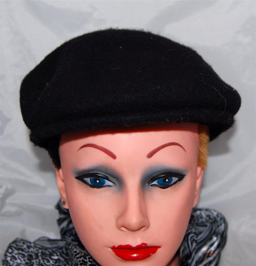 Harley Davidson English Black Beret Wool Hat NEW w/ Tag eBay