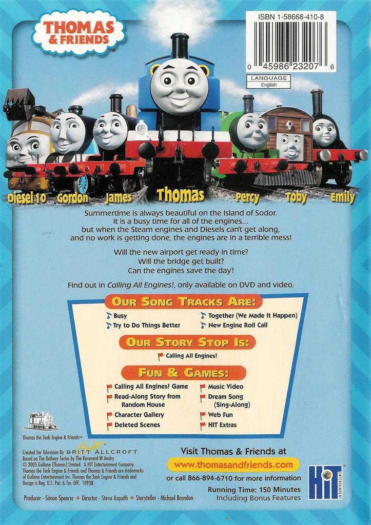 Thomas & Friends Calling All Engines DVD 45986232076 eBay
