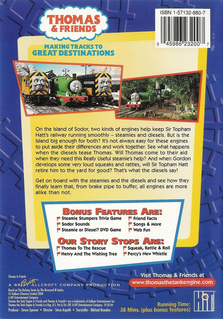 thomas and friends steamies and diesels