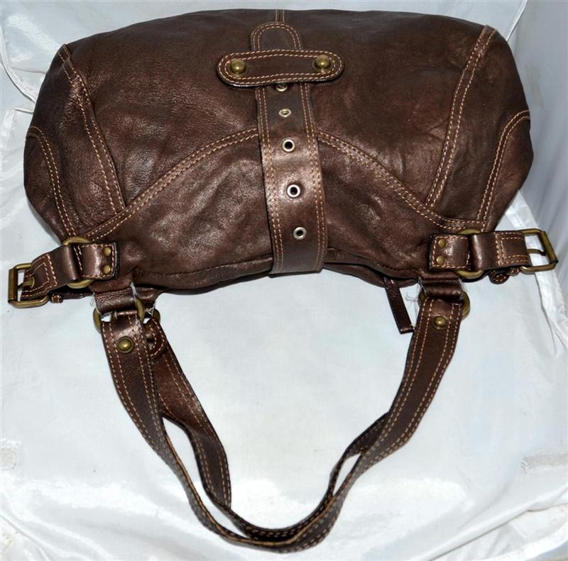 Mania Chocolate Brown Butter Soft Leather Hobo Bag Purse Made In Italy | eBay