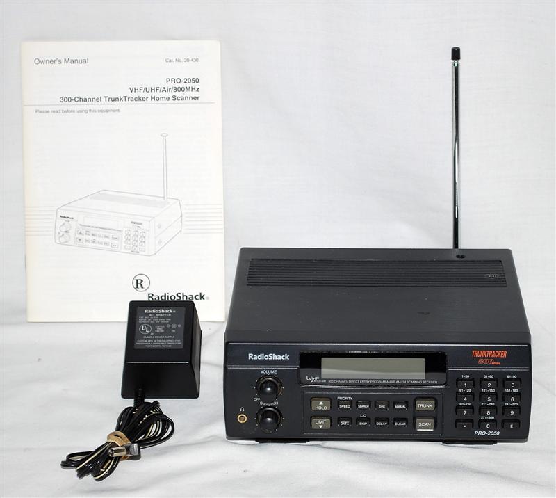 Radio Shack Pro2050 800 Mhz 300 Channel Trunk Tracker Home Scanner