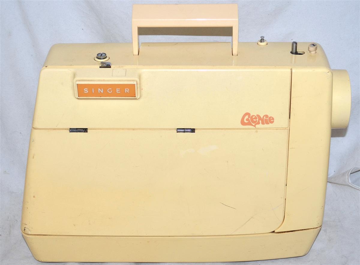 Singer Model 354 Genie Sewing Machine with Original Case eBay